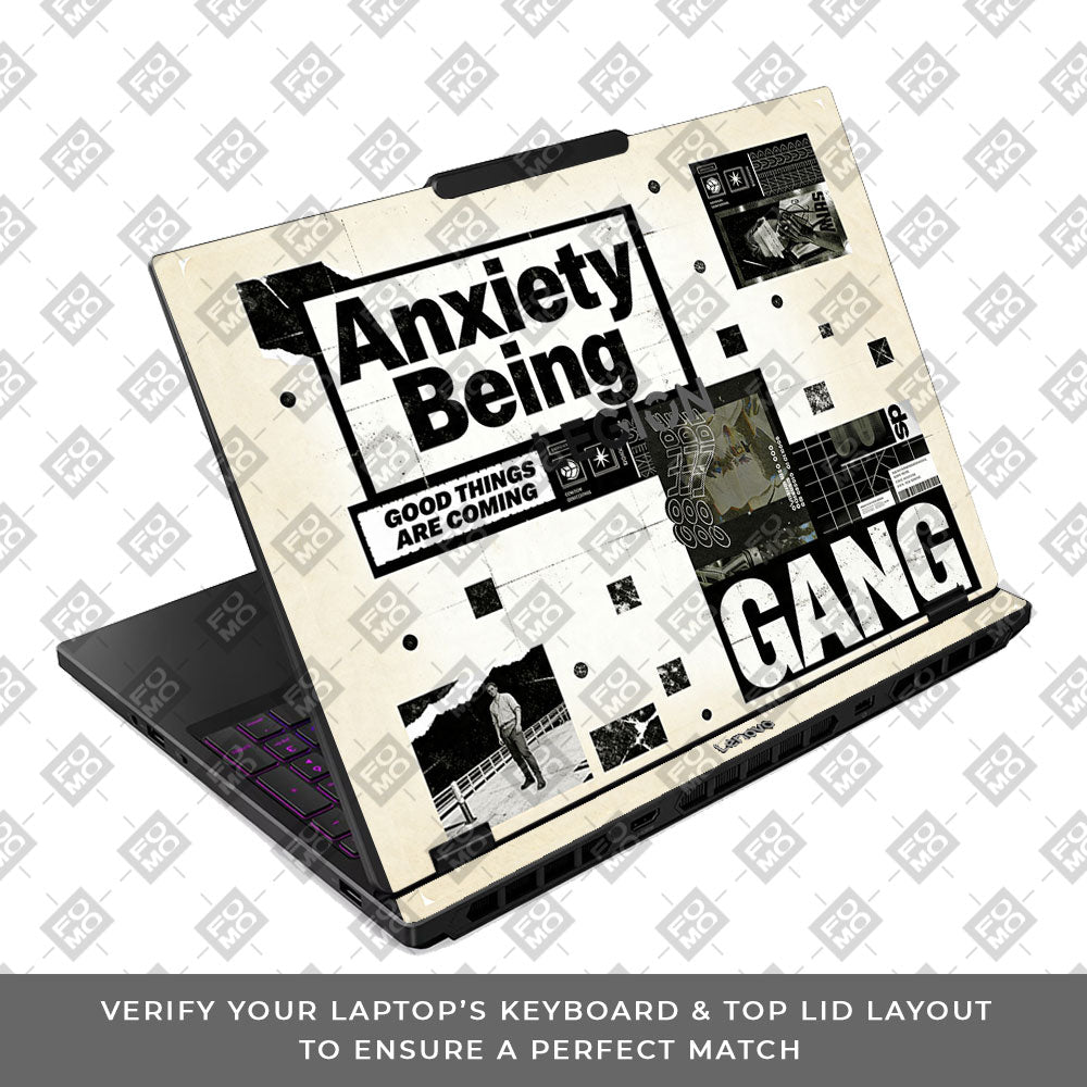 Anxiety Art Lenovo Legion 5 15IRX10 3D Laptop Skin