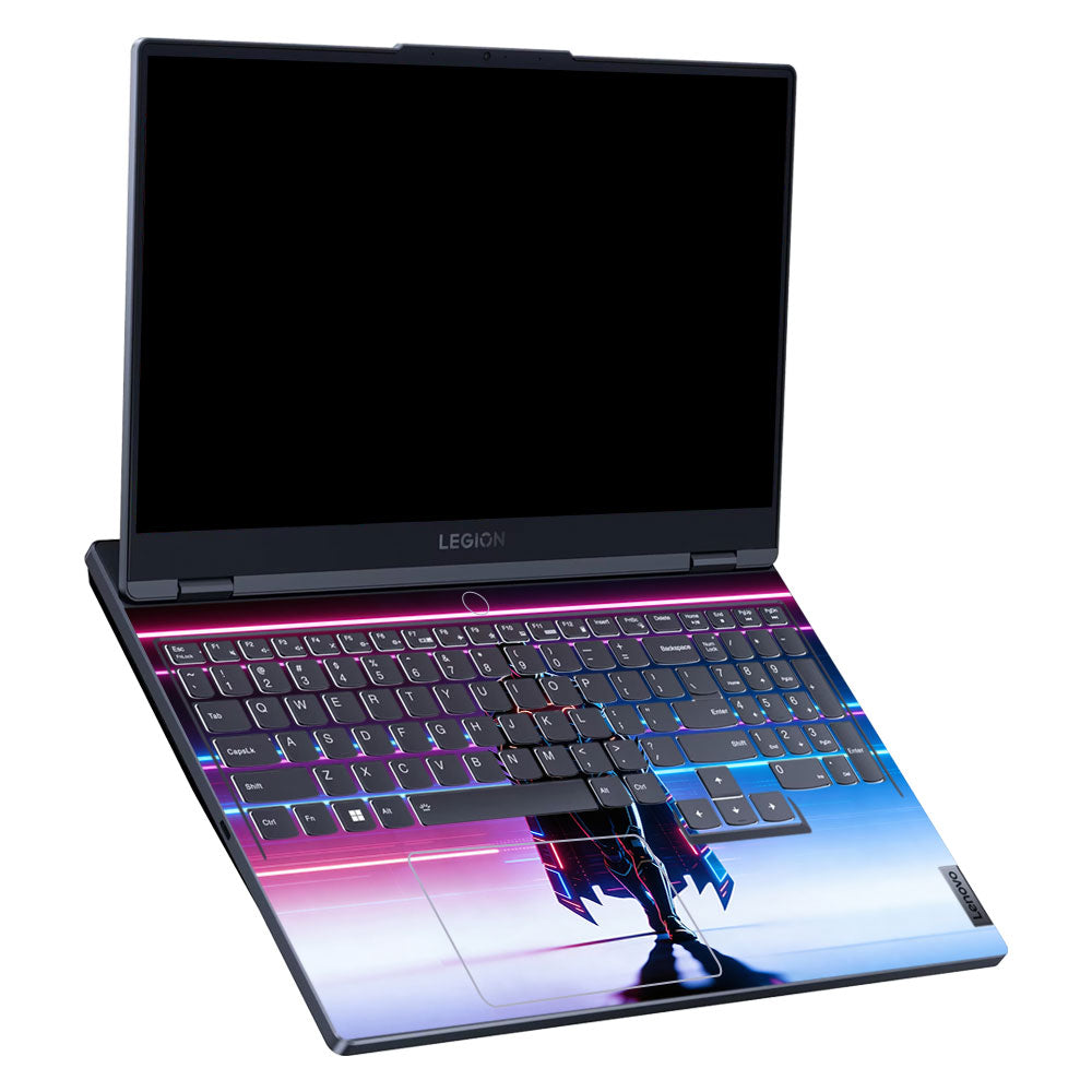 Superhero Neon Streaks Lenovo Legion 5 15IRX9 3D Laptop Skin