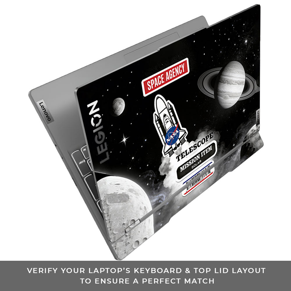 Space Mission NASA Lenovo Legion 5 15IRX9 3D Laptop Skin
