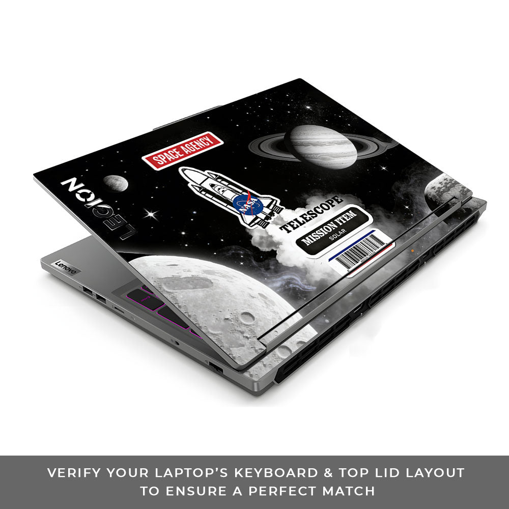Space Mission NASA Lenovo Legion 5 16IRX9 3D Laptop Skin