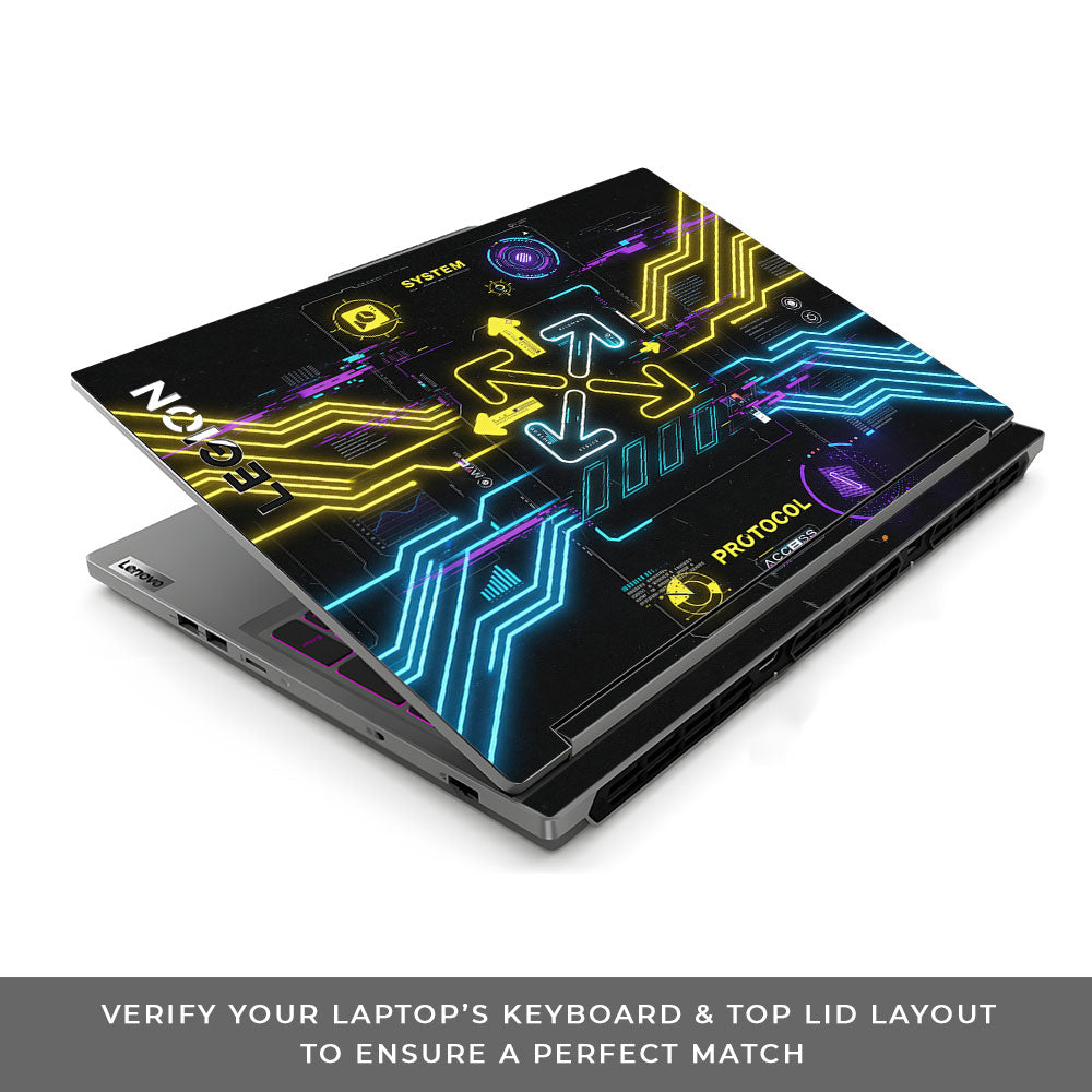 System Protocol Lenovo Legion 5 16IRX9 3D Laptop Skin
