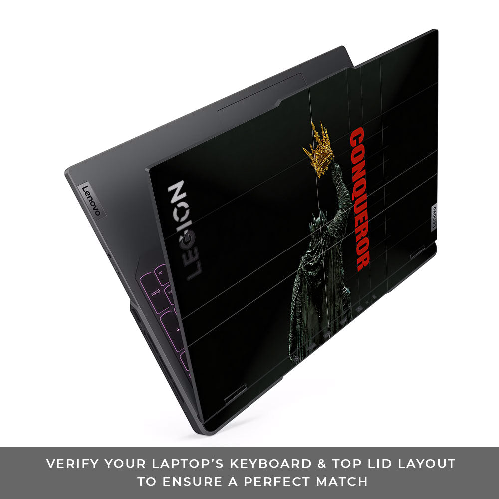 Crowned Conqueror Lenovo Legion 5 Pro 16IRX8 and 16IRX9 3D Laptop Skin