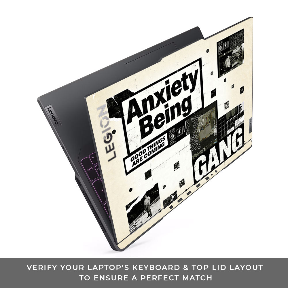 Anxiety Art Lenovo Legion 5 Pro 16IRX8 and 16IRX9 3D Laptop Skin