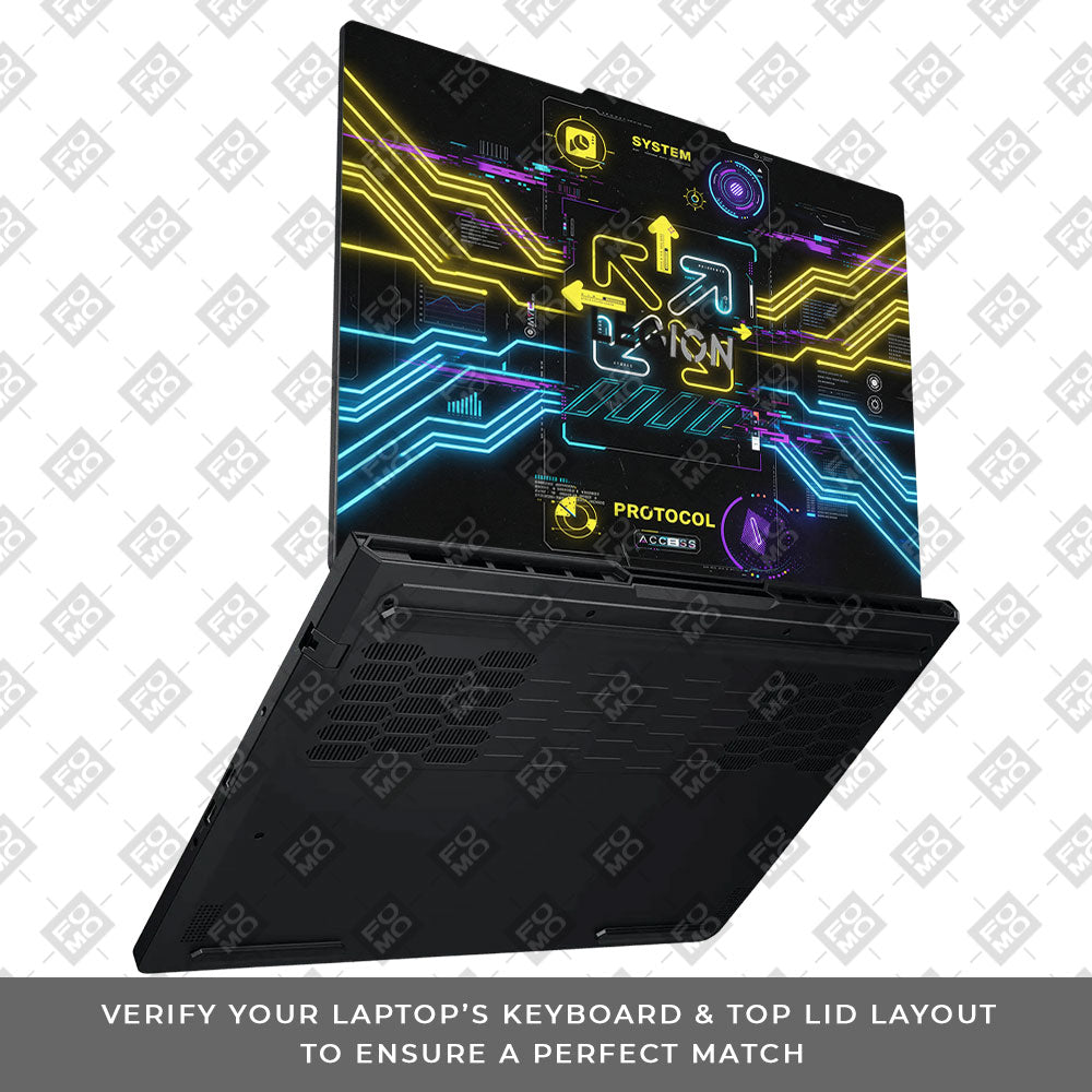 System Protocol Lenovo Legion Pro 5 16ADR10 3D Laptop Skin