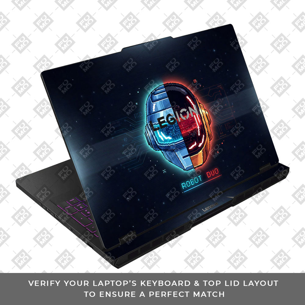 Robot Duo Lenovo Legion Pro 5 16AFR10 3D Laptop Skin