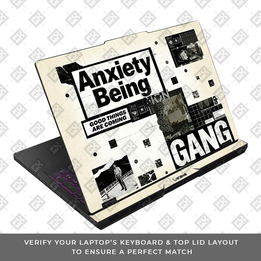Anxiety Art Lenovo Legion Pro 5 16AFR10 3D Laptop Skin