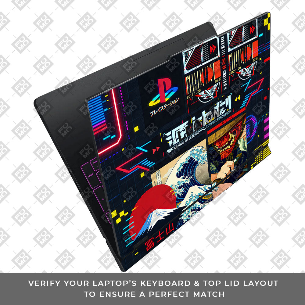 PlayStation Retro Lenovo Legion Pro 5 16IAX10 3D Laptop Skin