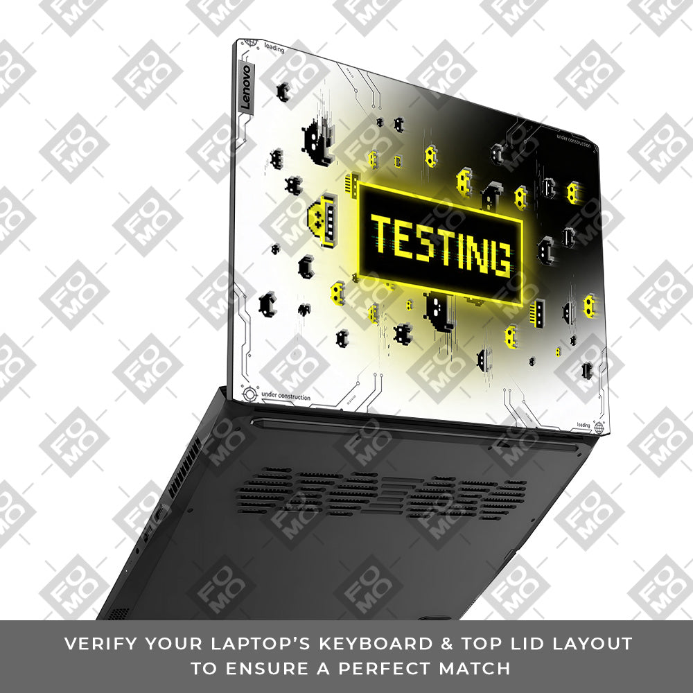 Testing Under Attack Lenovo IdeaPad Gaming 3 15ACH6 and 15IHU6 3D Laptop Skin