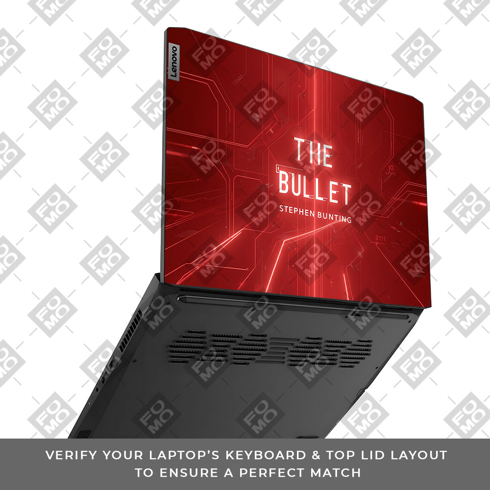 The Bullet Lenovo IdeaPad Gaming 3 15ACH6 and 15IHU6 3D Laptop Skin