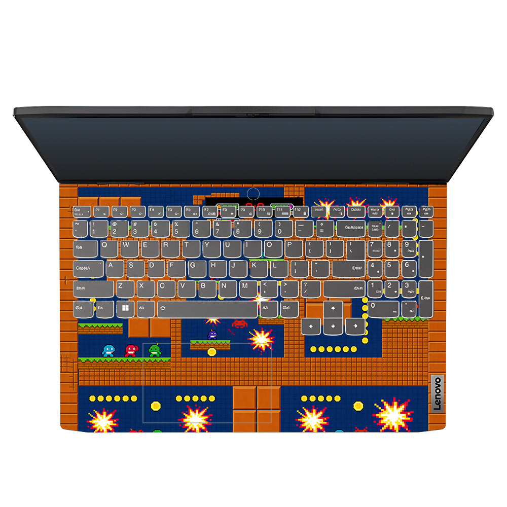 Pixelated Retro Arcade Lenovo IdeaPad Gaming 3 15ARH7 and 15IAH7 3D Laptop Skin