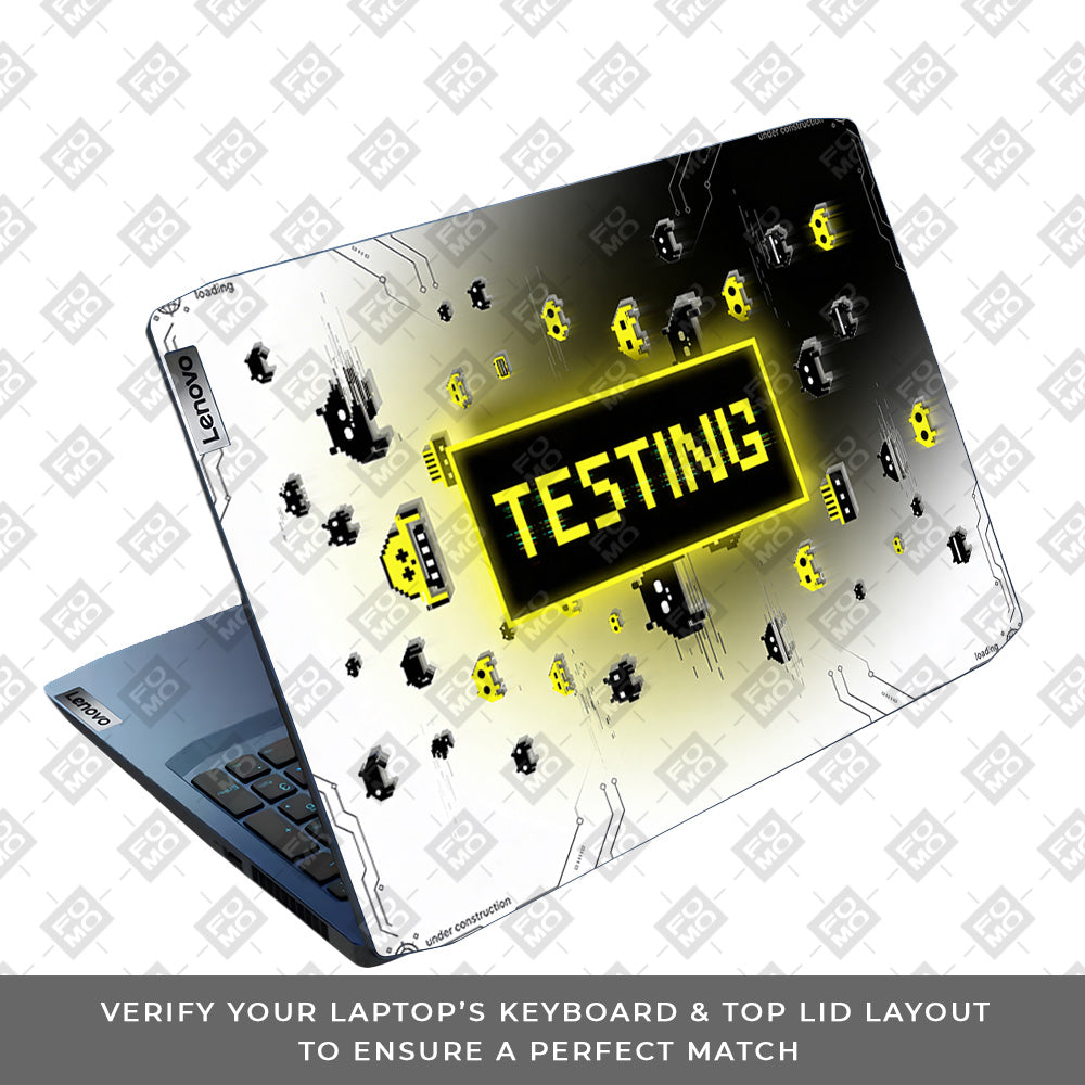 Testing Under Attack Lenovo Ideapad Gaming 3 15ARH05 and 15IMH05 3D Laptop Skin
