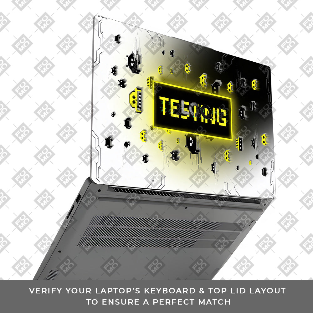 Testing Under Attack Lenovo LOQ Essential 15IAX9E 3D Laptop Skin