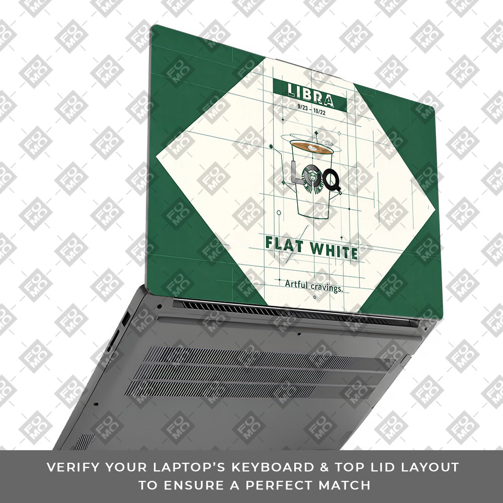 Libra Flat White Lenovo LOQ Essential 15IAX9E 3D Laptop Skin