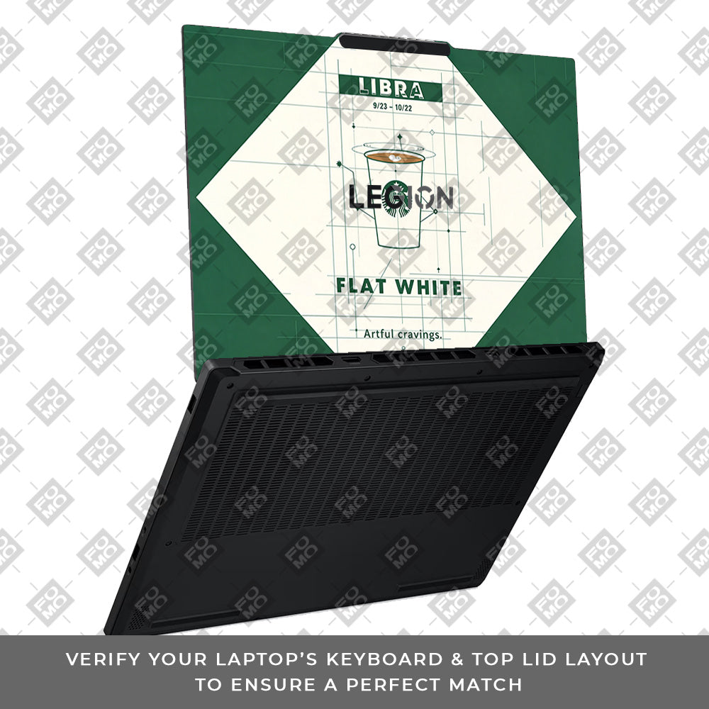 Libra Flat White Lenovo Legion 5 15AHP10 3D Laptop Skin