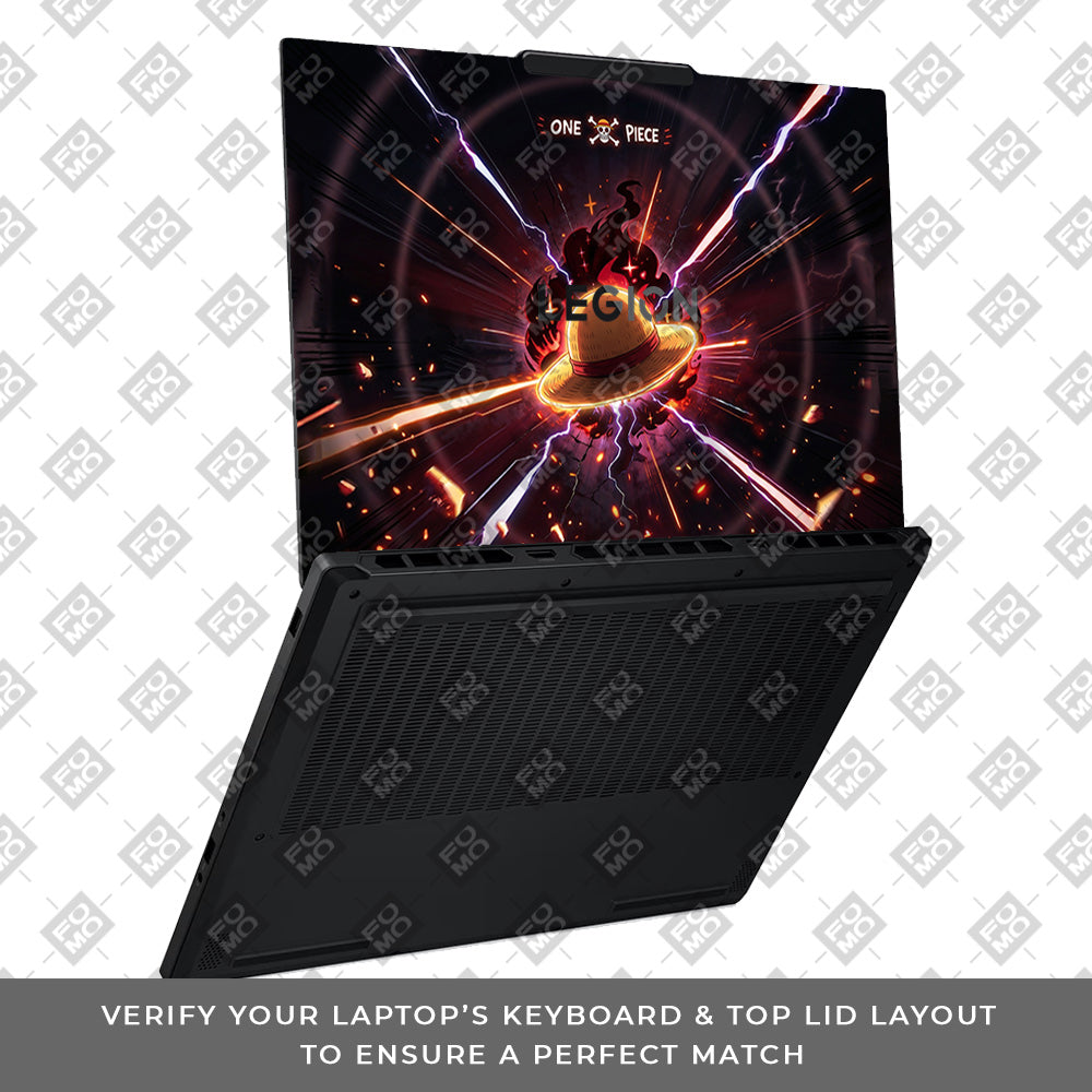 One Piece Fire Hat Lenovo Legion 5 15AHP10 3D Laptop Skin