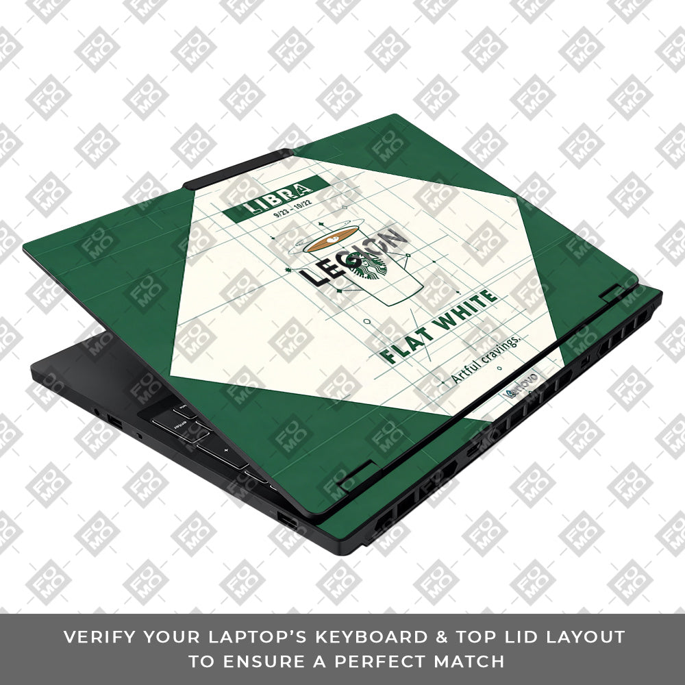 Libra Flat White Lenovo Legion 5 15IAX10 3D Laptop Skin