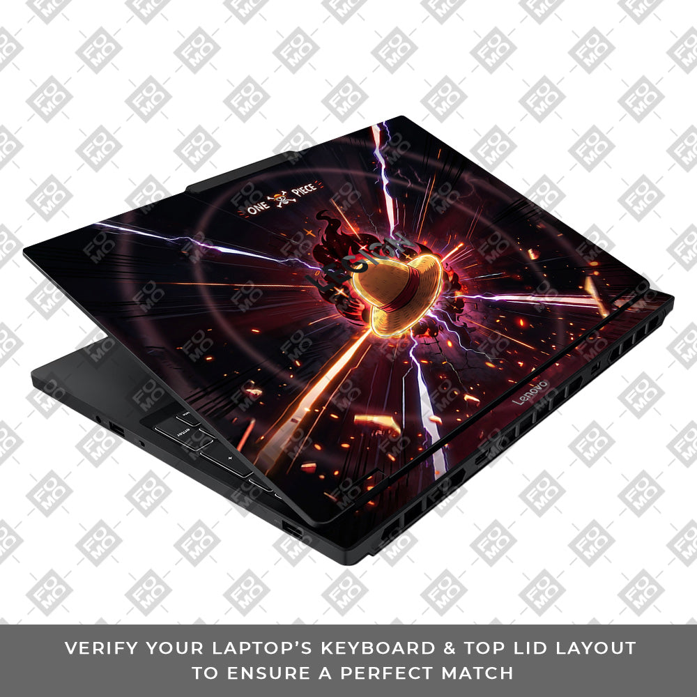 One Piece Fire Hat Lenovo Legion 5 15IAX10 3D Laptop Skin