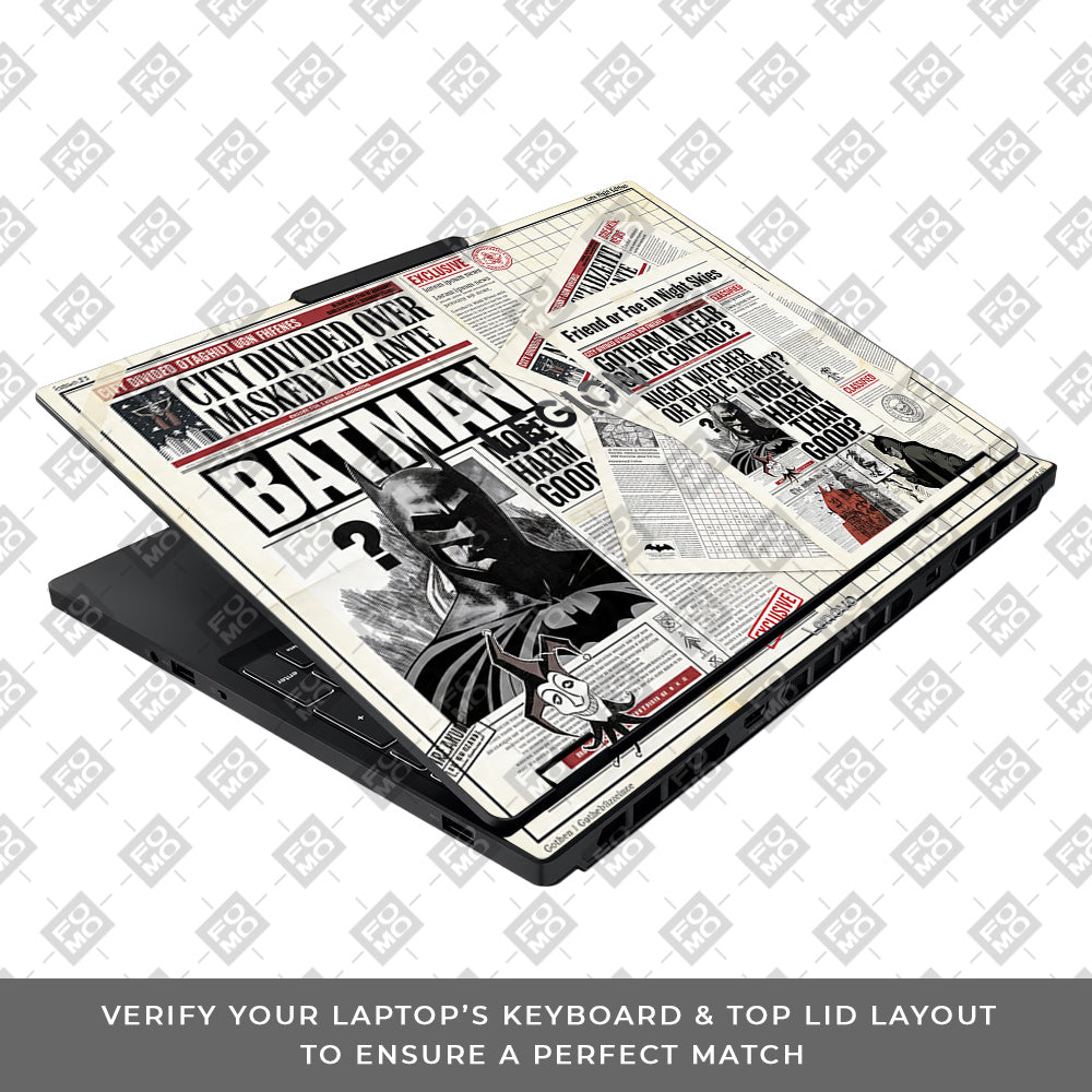 Batman Gotham’s Legacy Lenovo Legion 5 15IAX10 3D Laptop Skin