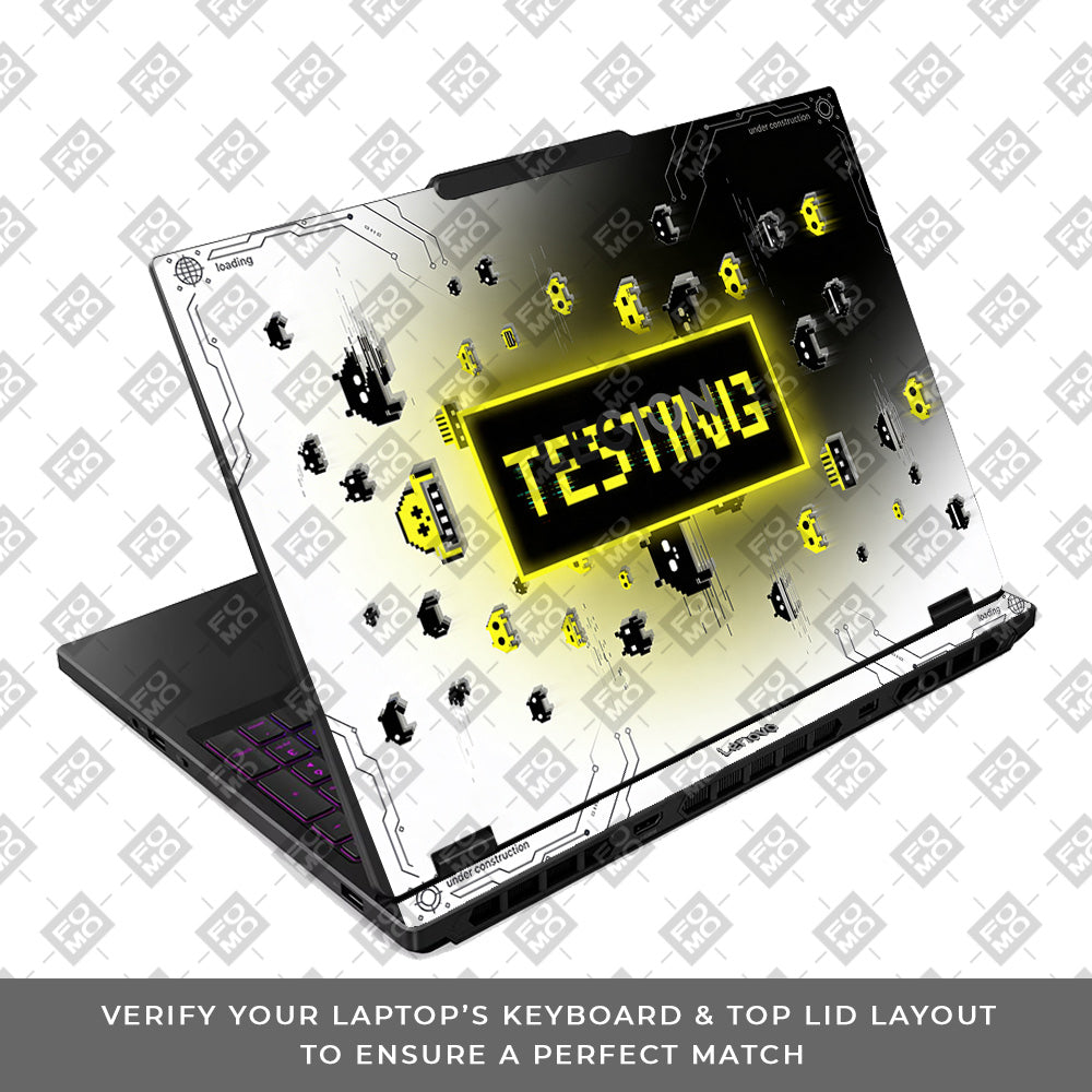Testing Under Attack Lenovo Legion 5 15IRX10 3D Laptop Skin