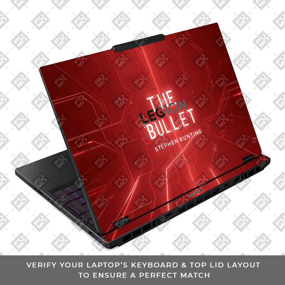 The Bullet Lenovo Legion 5 15IRX10 3D Laptop Skin