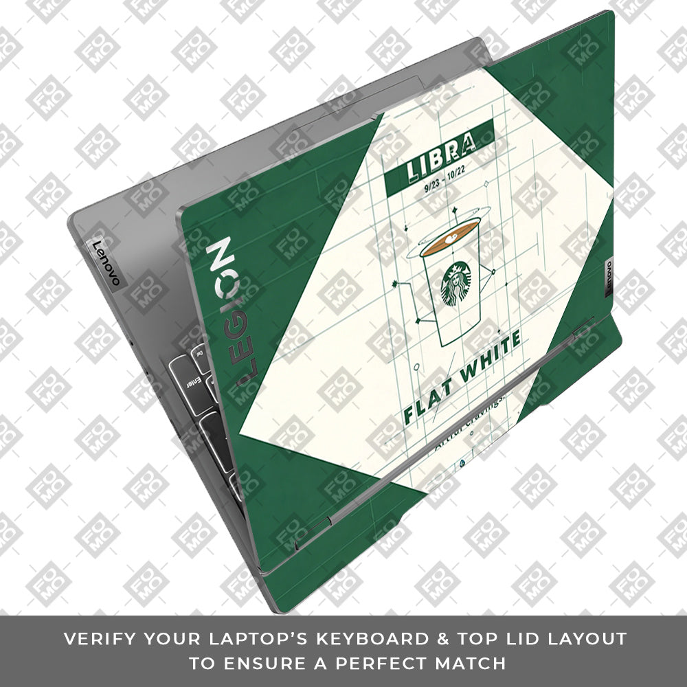 Libra Flat White Lenovo Legion 5 15IRX9 3D Laptop Skin