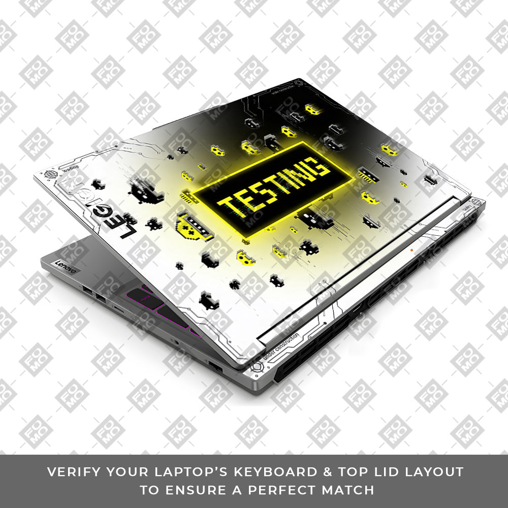 Testing Under Attack Lenovo Legion 5 16IRX9 3D Laptop Skin