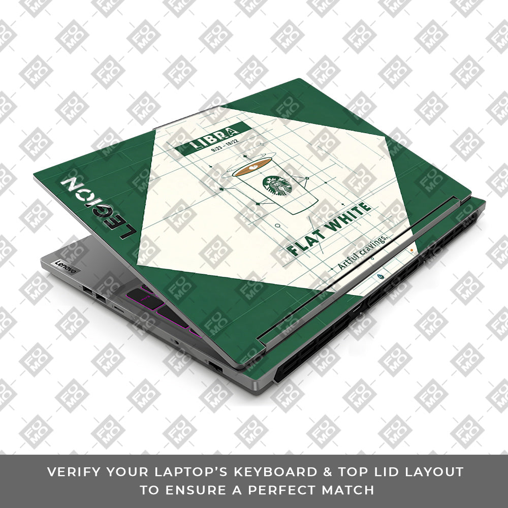 Libra Flat White Lenovo Legion 5 16IRX9 3D Laptop Skin