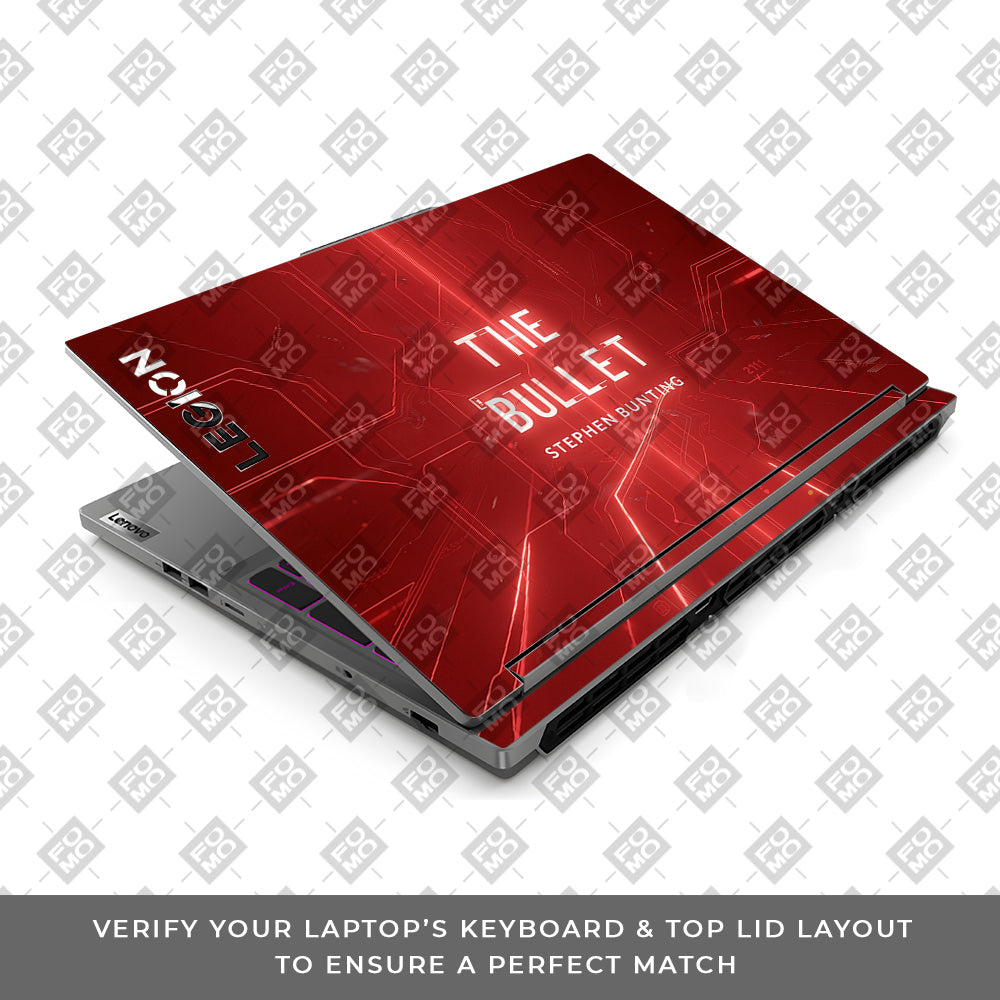 The Bullet Lenovo Legion 5 16IRX9 3D Laptop Skin