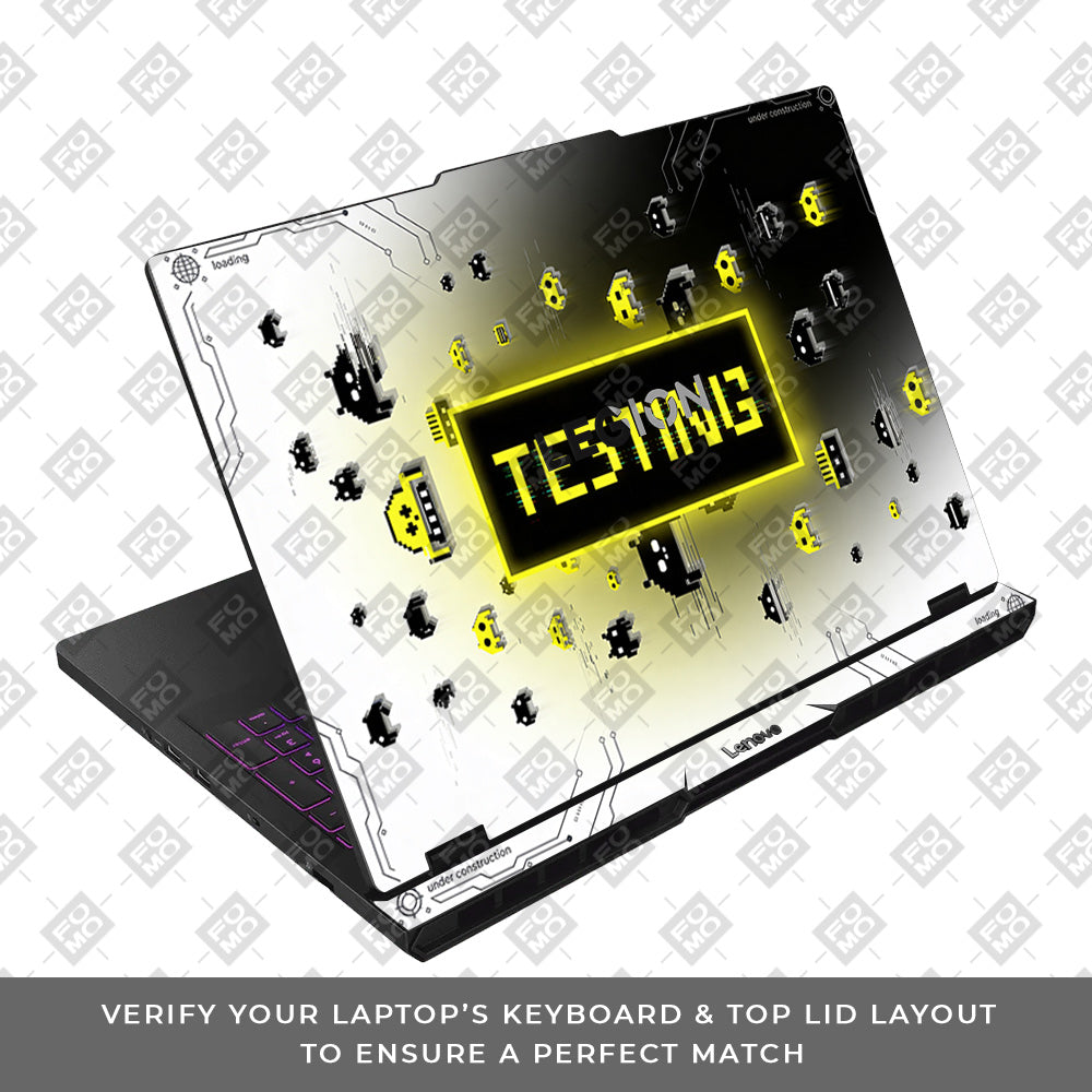 Testing Under Attack Lenovo Legion Pro 5 16AFR10 3D Laptop Skin