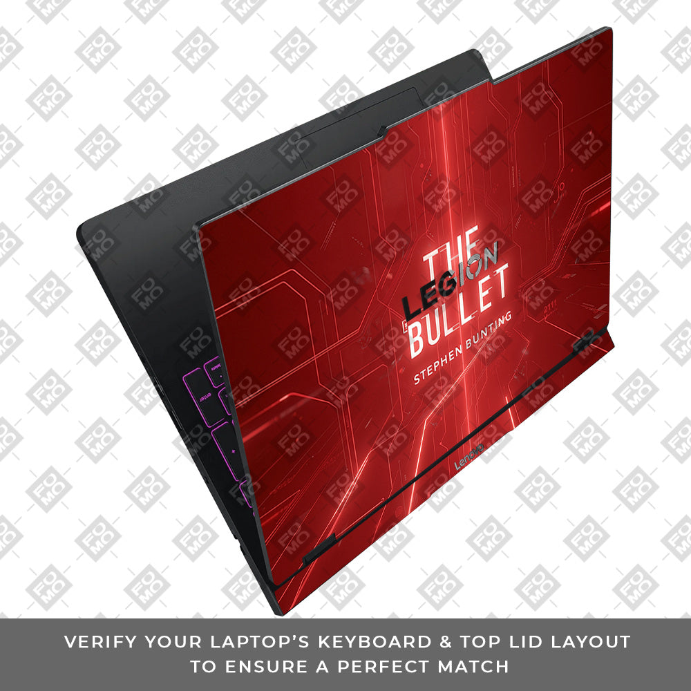 The Bullet Lenovo Legion Pro 5 16IAX10 3D Laptop Skin
