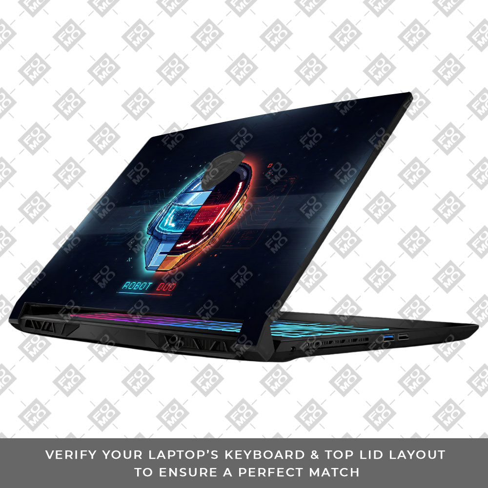 Robot Duo MSI Katana 15 B13V 3D Laptop Skin