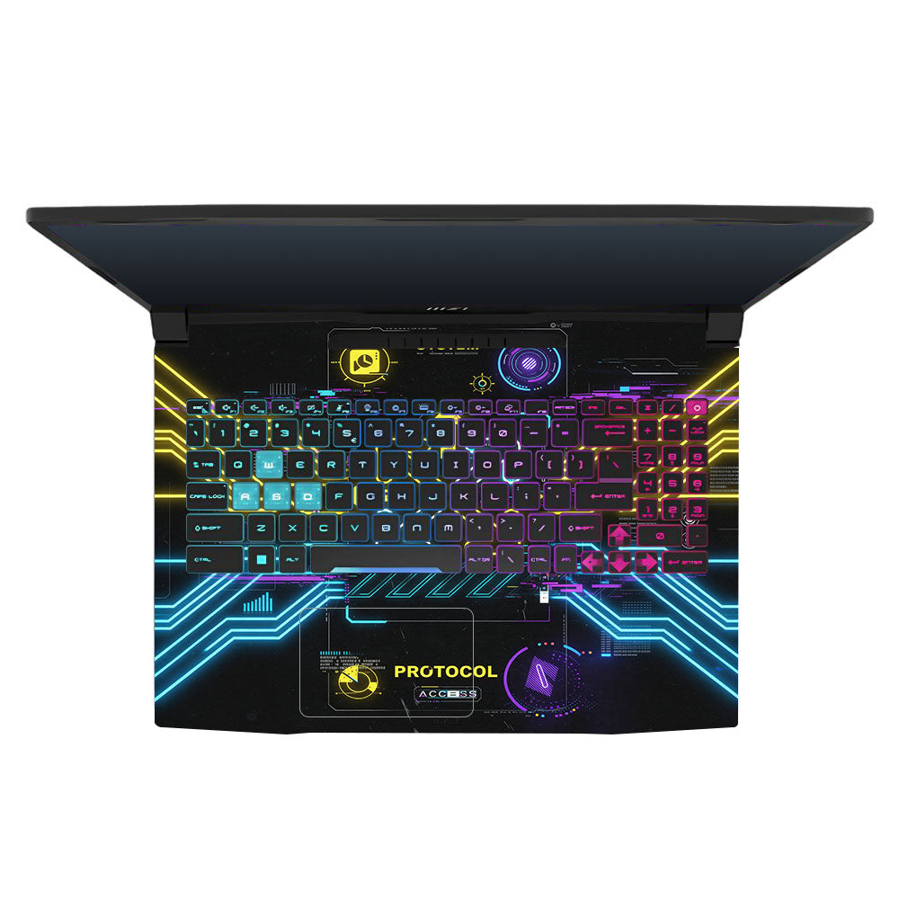System Protocol MSI Katana 15 B13V 3D Laptop Skin