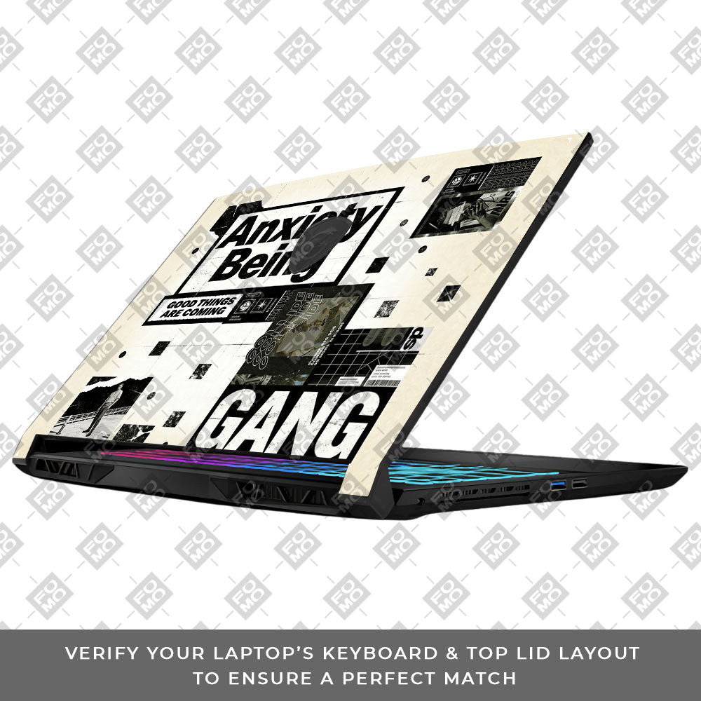 Anxiety Art MSI Katana 15 B13V 3D Laptop Skin