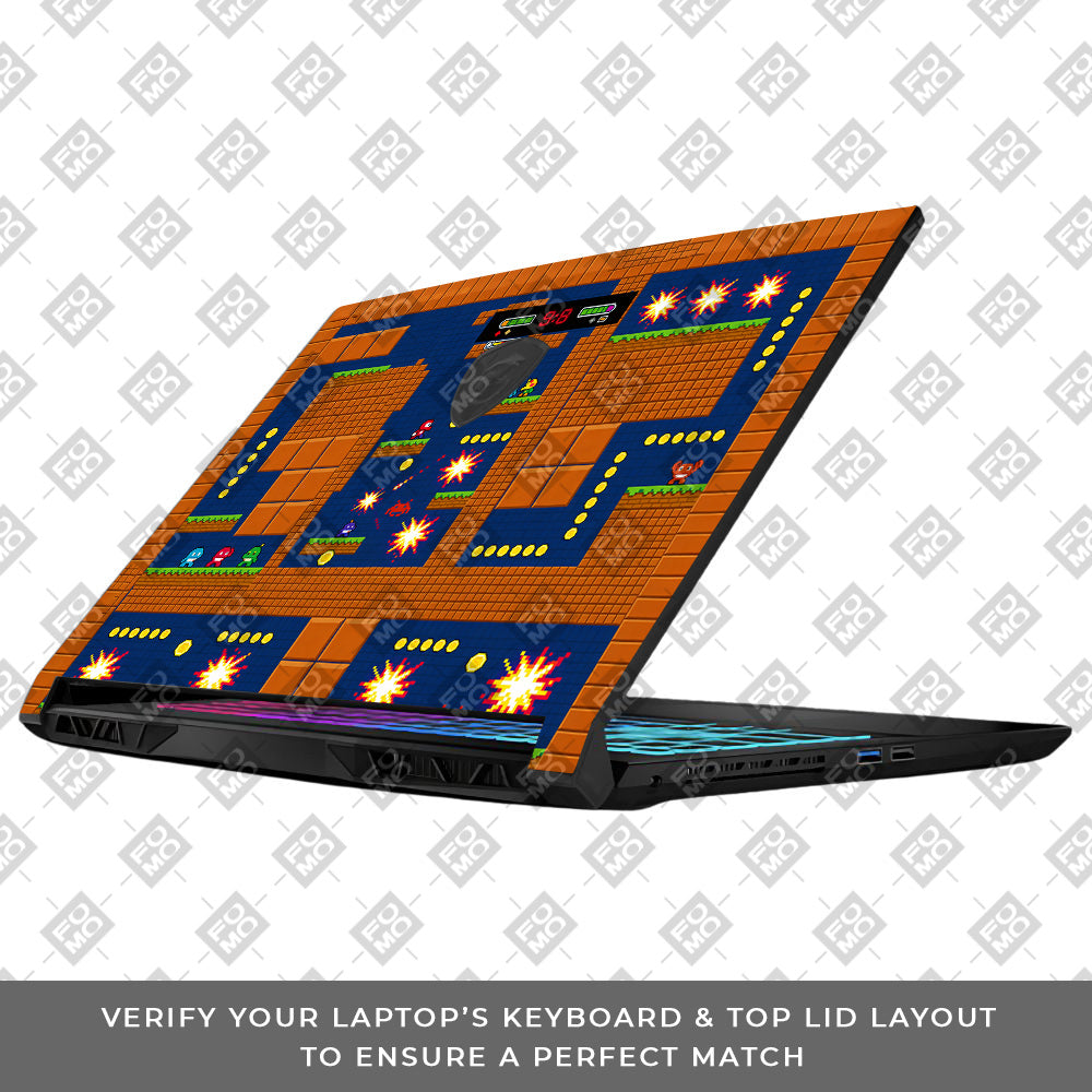 Pixelated Retro Arcade MSI Katana 15 B13V 3D Laptop Skin