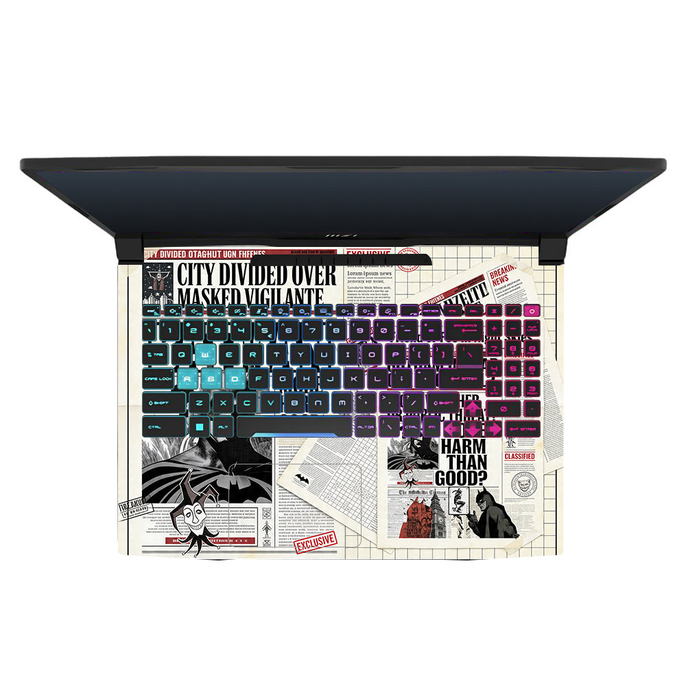 Batman Gotham’s Legacy MSI Katana 15 B13V 3D Laptop Skin