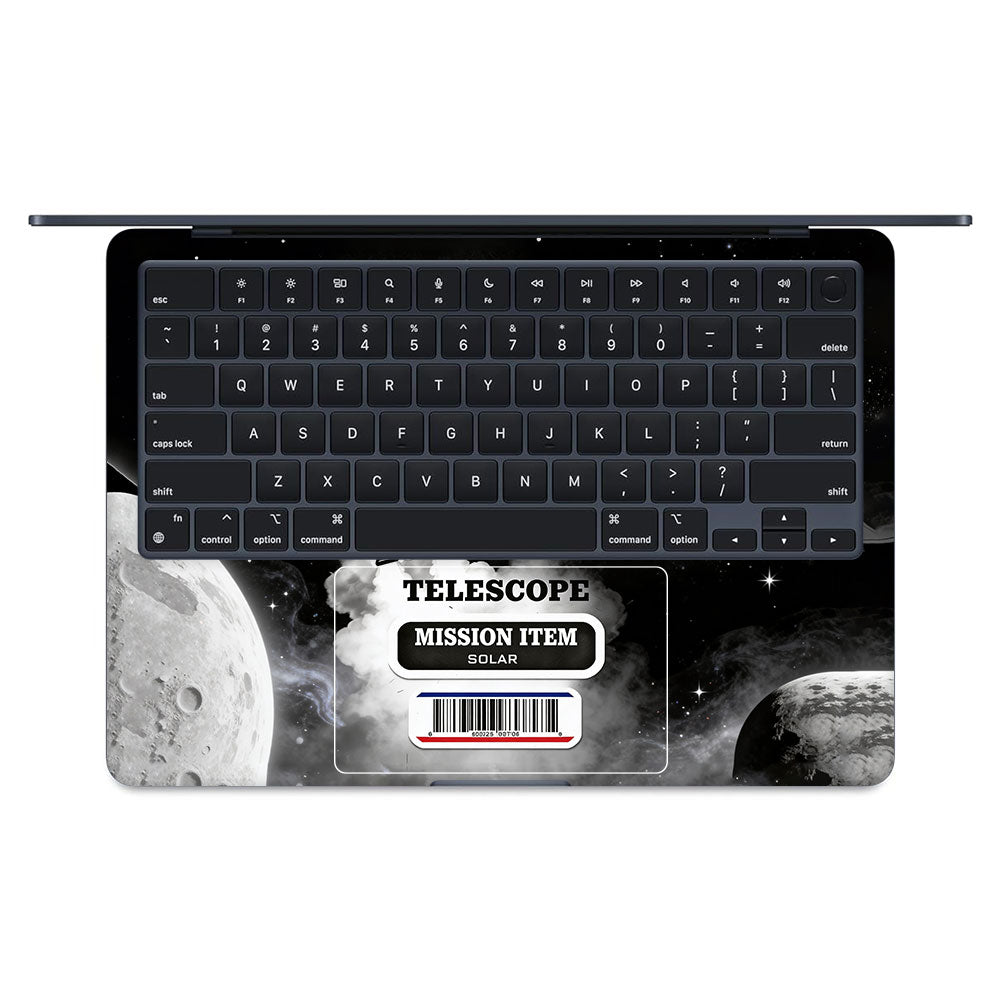 Space Mission NASA MacBook Air 13 M2 2022 3D Laptop Skin