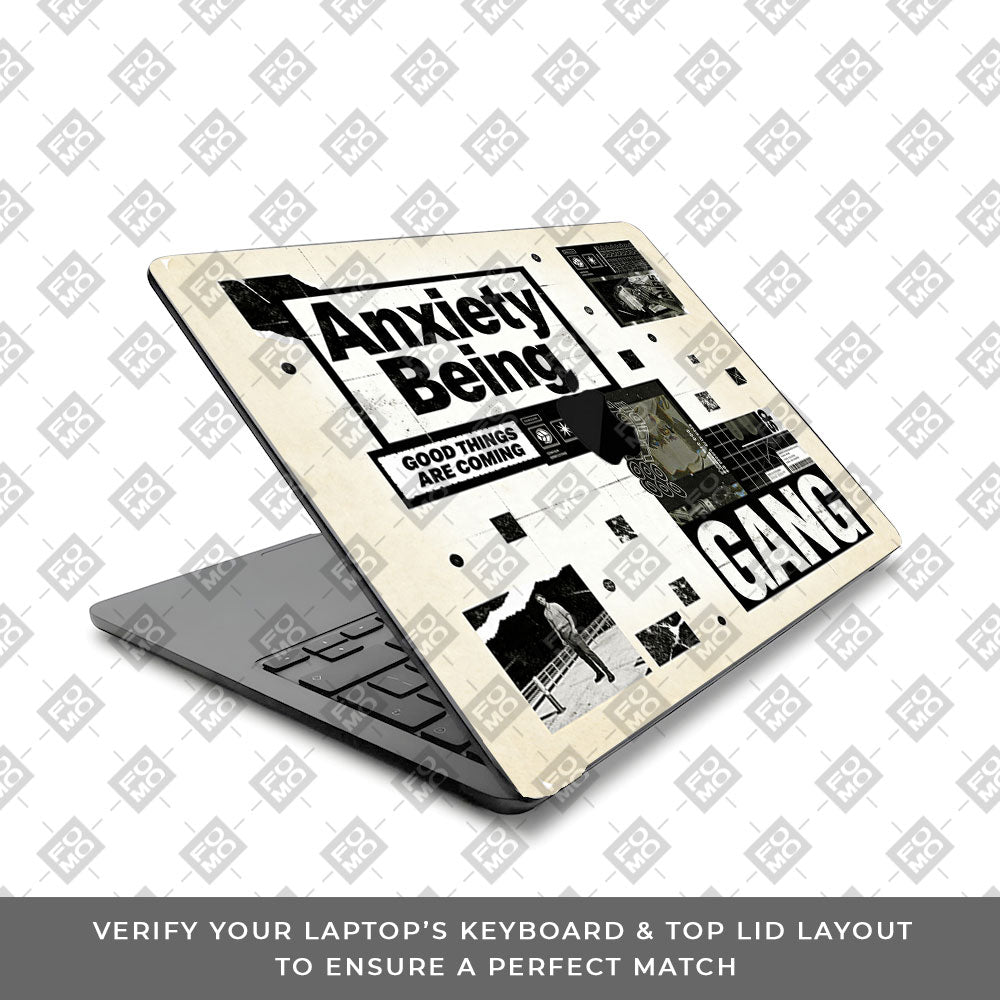 Anxiety Art MacBook Air 13 M3 2024 3D Laptop Skin