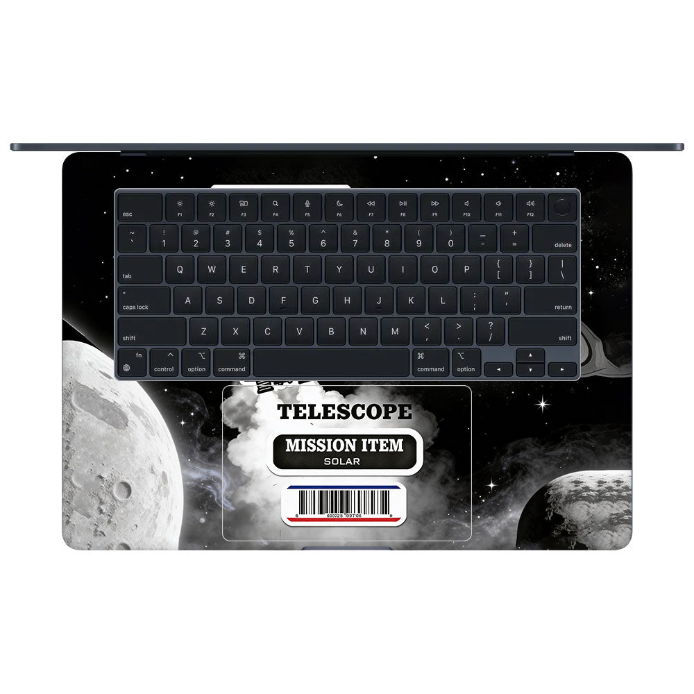 Space Mission NASA MacBook Air 15 M2 2023 3D Laptop Skin