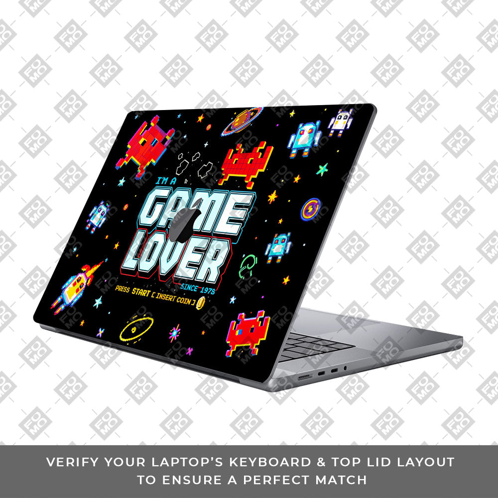 Gamer Lover MacBook Pro 14 M1, M2, M3, M4 2021-2024 3D Laptop Skin