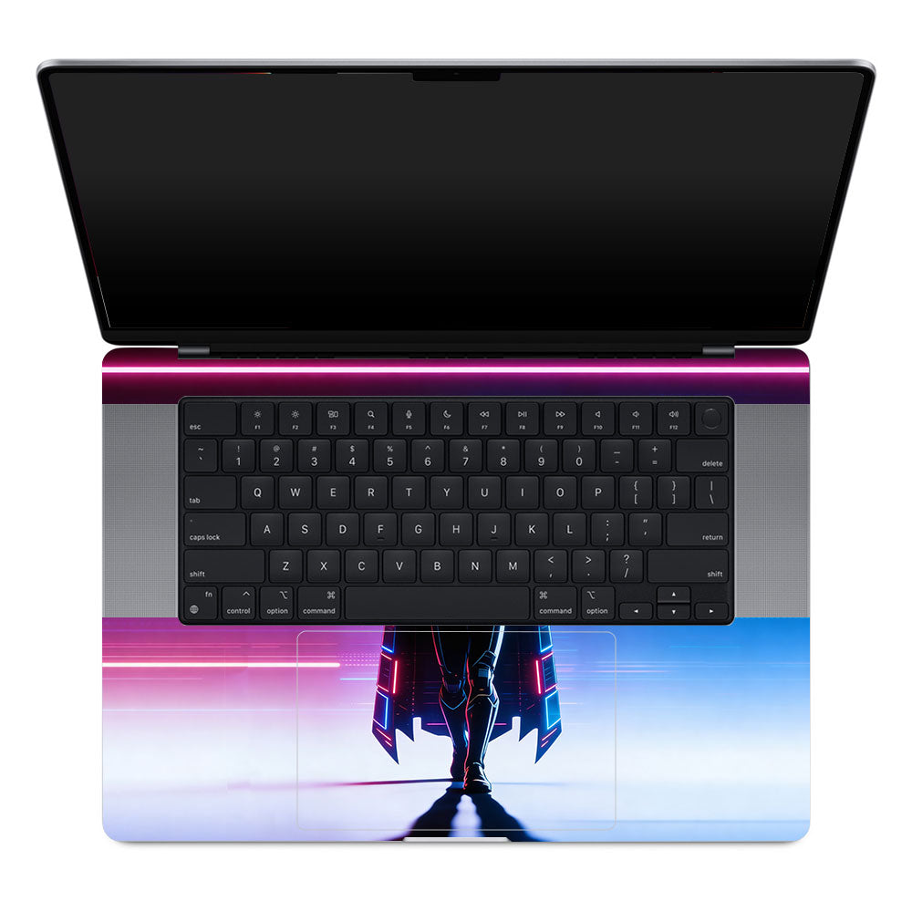 Superhero Neon Streaks MacBook Pro 16 M1, M2, M3, M4 2021-2024 3D Laptop Skin