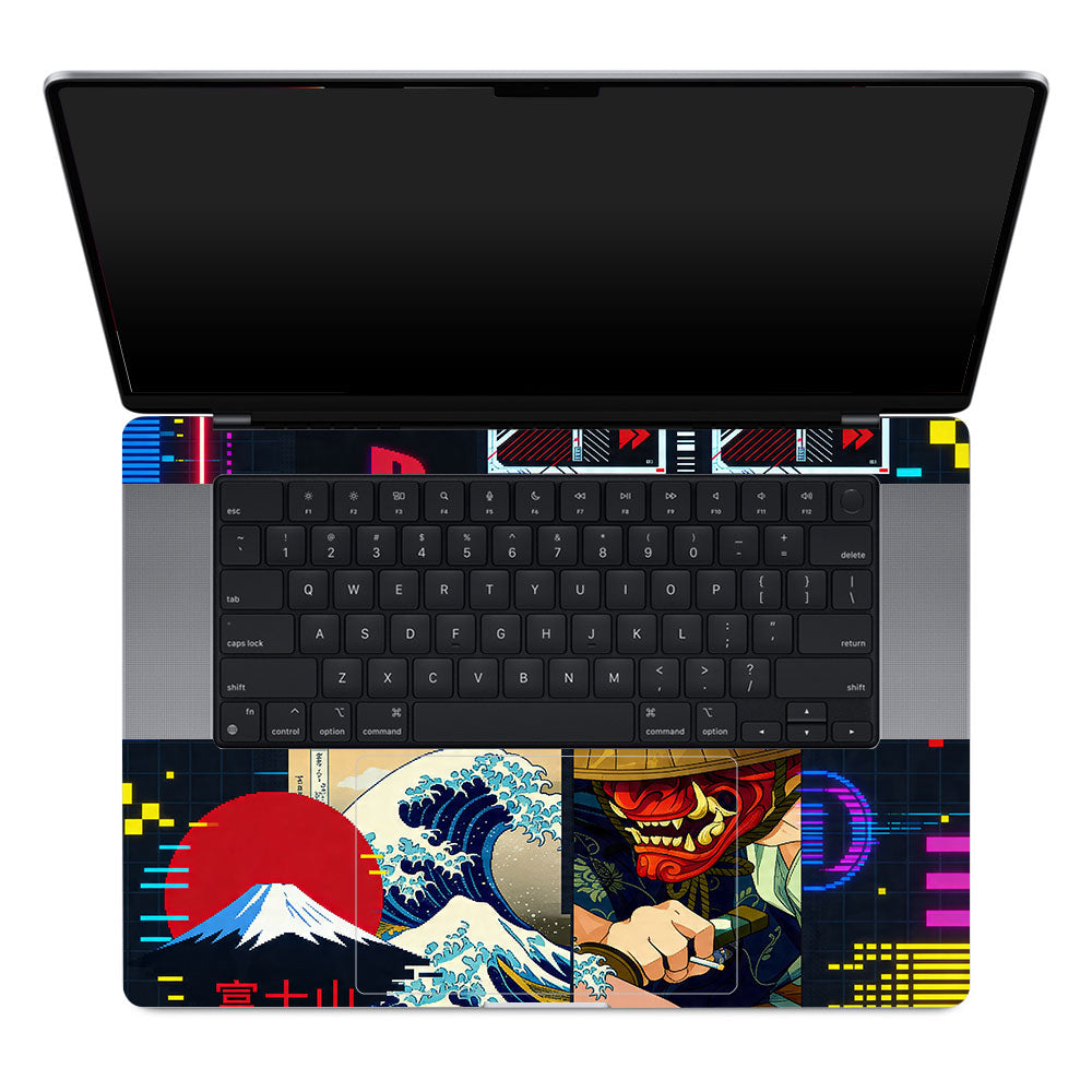 PlayStation Retro MacBook Pro 16 M1, M2, M3, M4 2021-2024 3D Laptop Skin