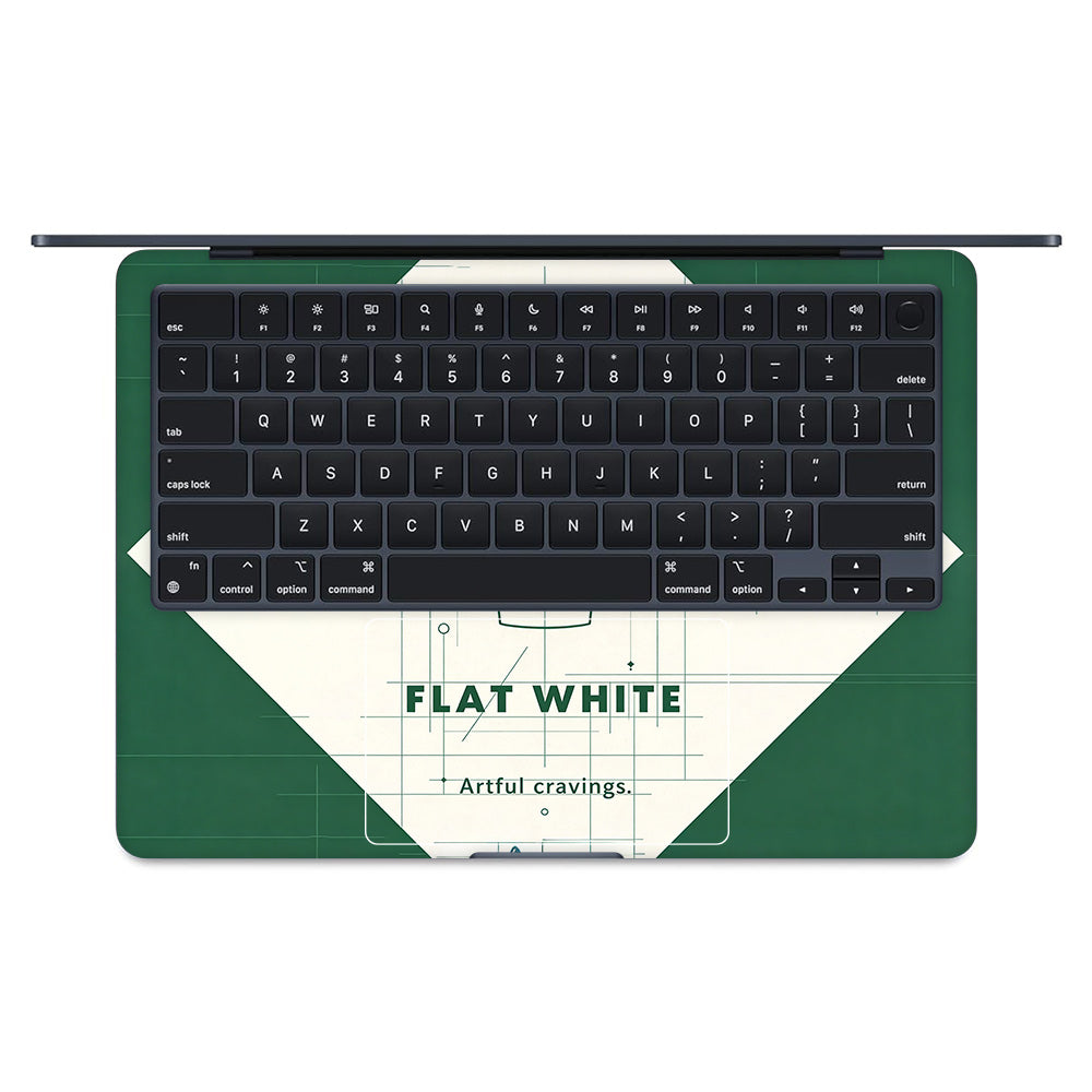Libra Flat White MacBook Air 13 M2 2022 3D Laptop Skin