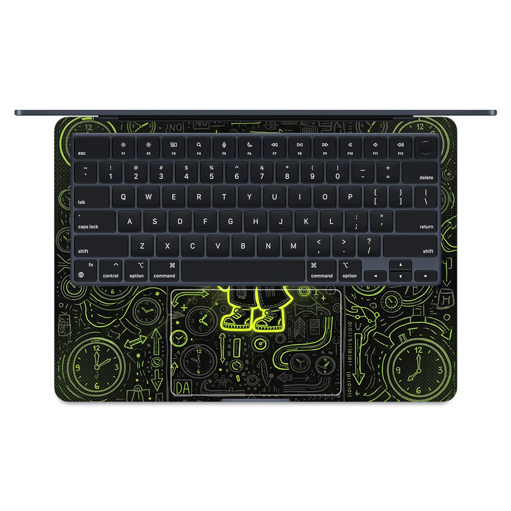 Watch Dog Alert MacBook Air 13 M3 2024 3D Laptop Skin