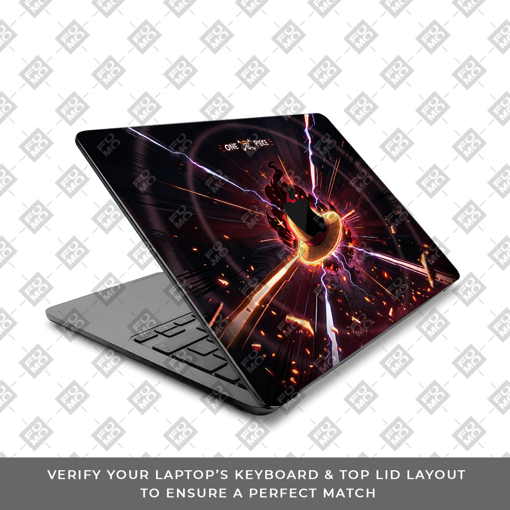 One Piece Fire Hat MacBook Air 13 M4 2025 3D Laptop Skin