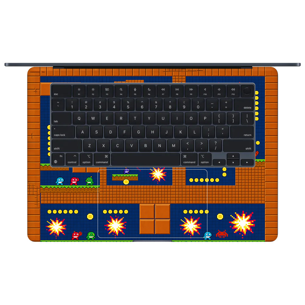 Pixelated Retro Arcade MacBook Air 15 M2 2023 3D Laptop Skin