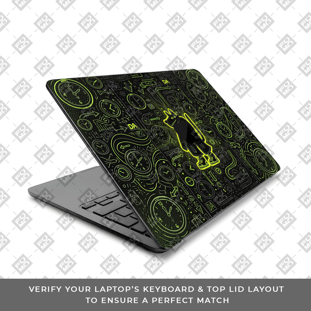 Watch Dog Alert MacBook Air 15 M3 2024 3D Laptop Skin