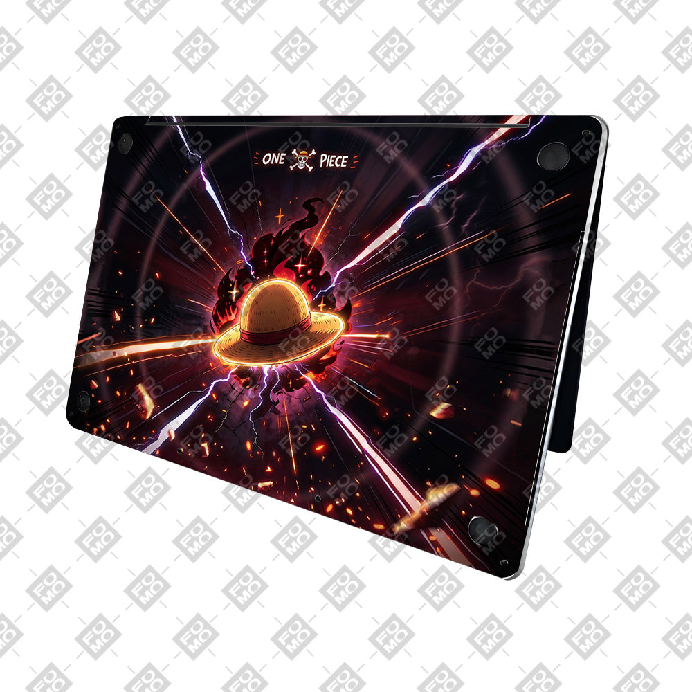 One Piece Fire Hat MacBook Neo 13 3D Laptop Skin