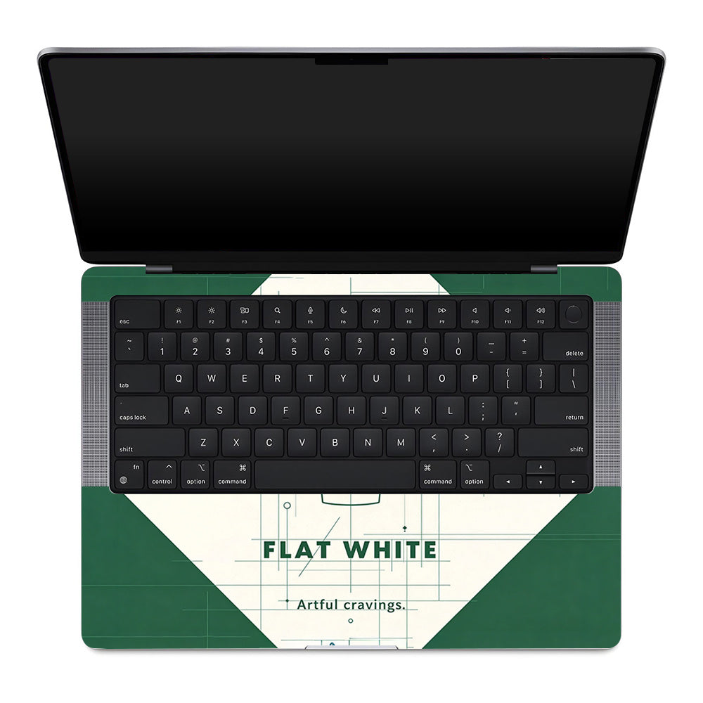 Libra Flat White MacBook Pro 14 M1, M2, M3, M4 2021-2024 3D Laptop Skin