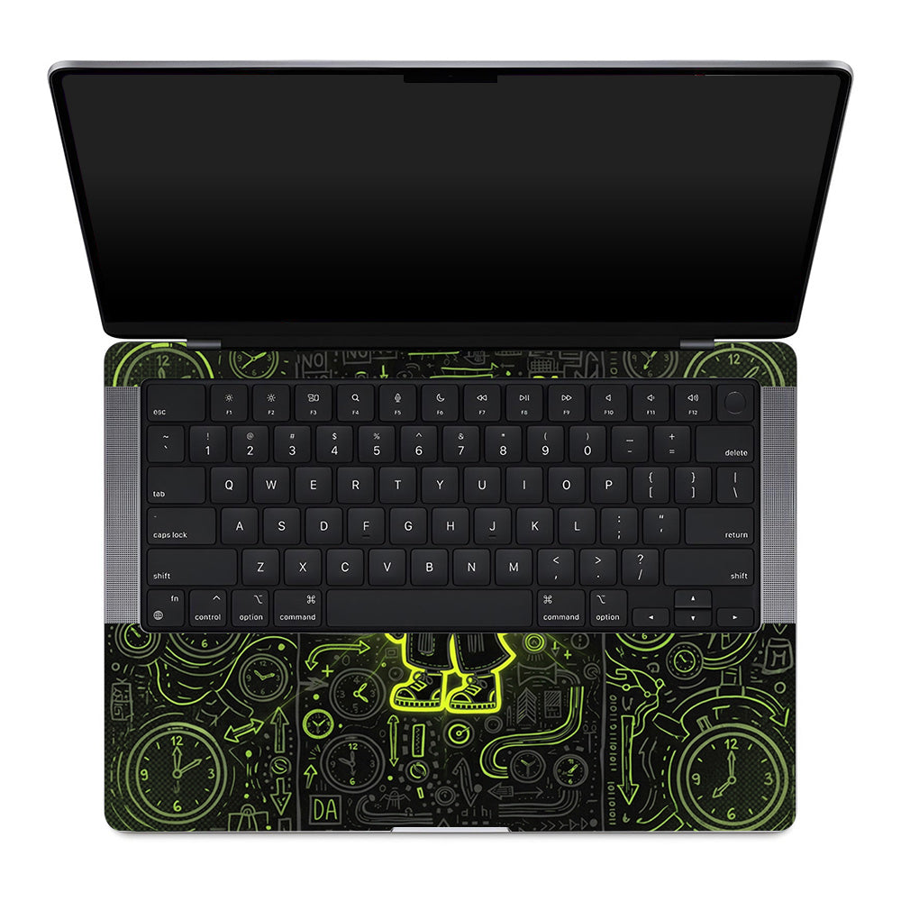 Watch Dog Alert MacBook Pro 14 M1, M2, M3, M4 2021-2024 3D Laptop Skin