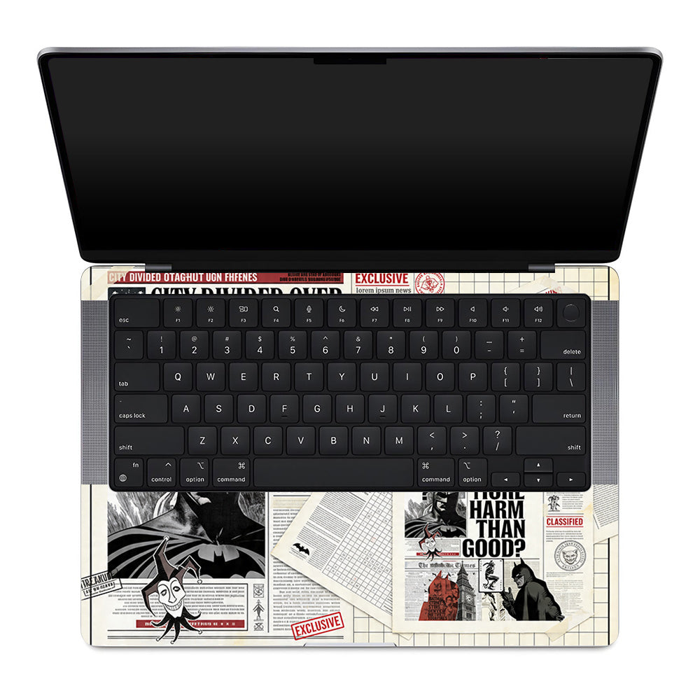 Batman Gotham’s Legacy MacBook Pro 14 M1, M2, M3, M4 2021-2024 3D Laptop Skin